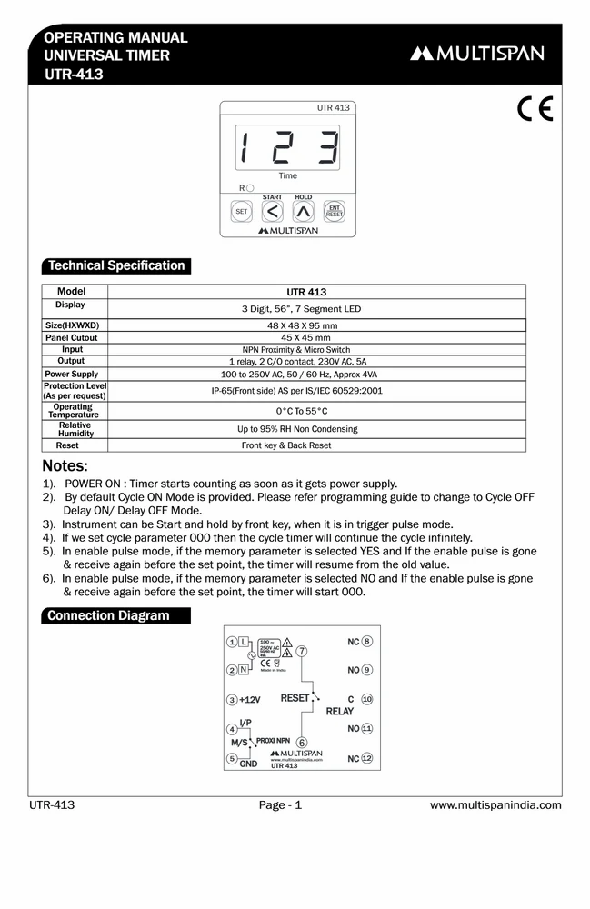 Digital Temperature Controller